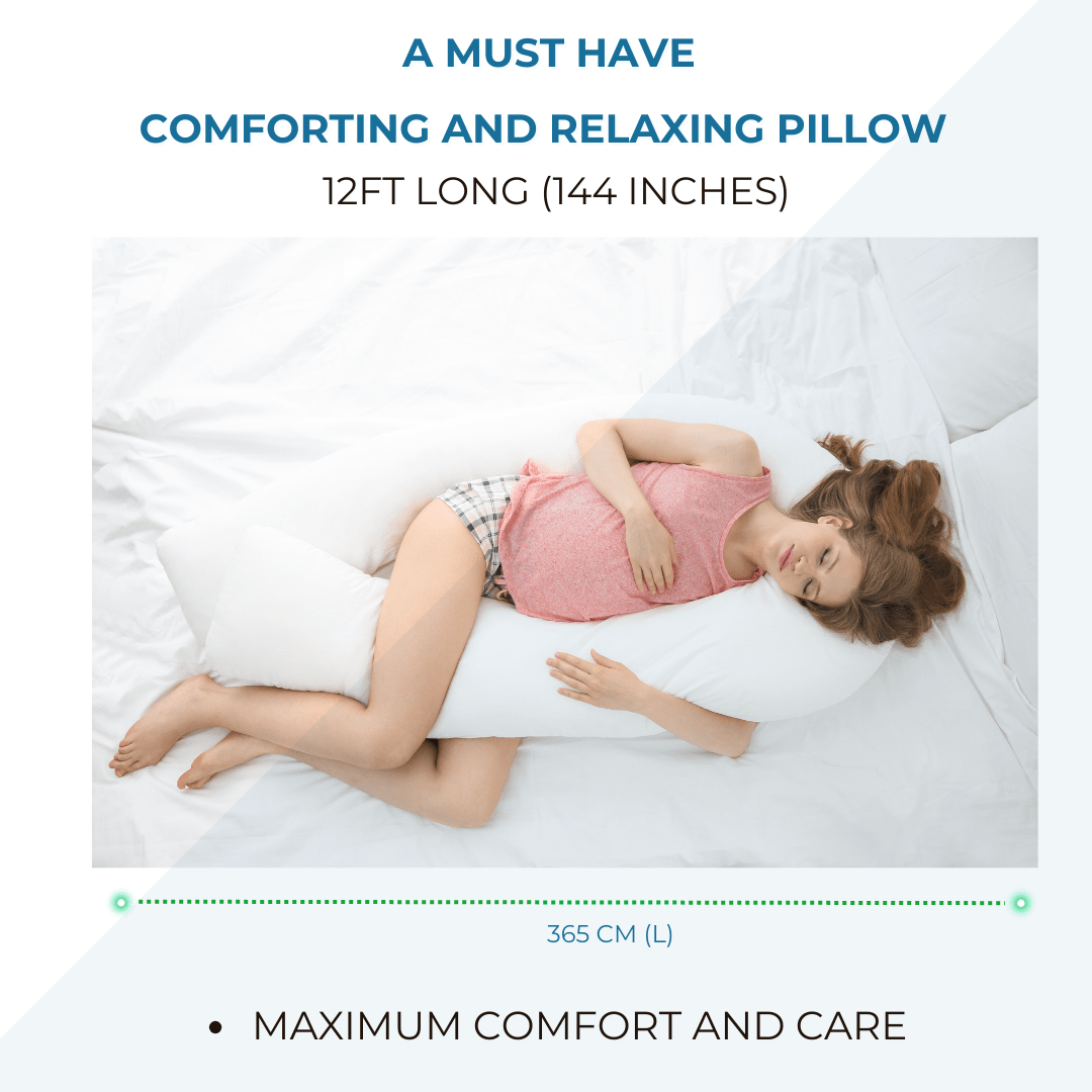 12 FT Maternity Pillow / Pregnancy Pillow - No Case