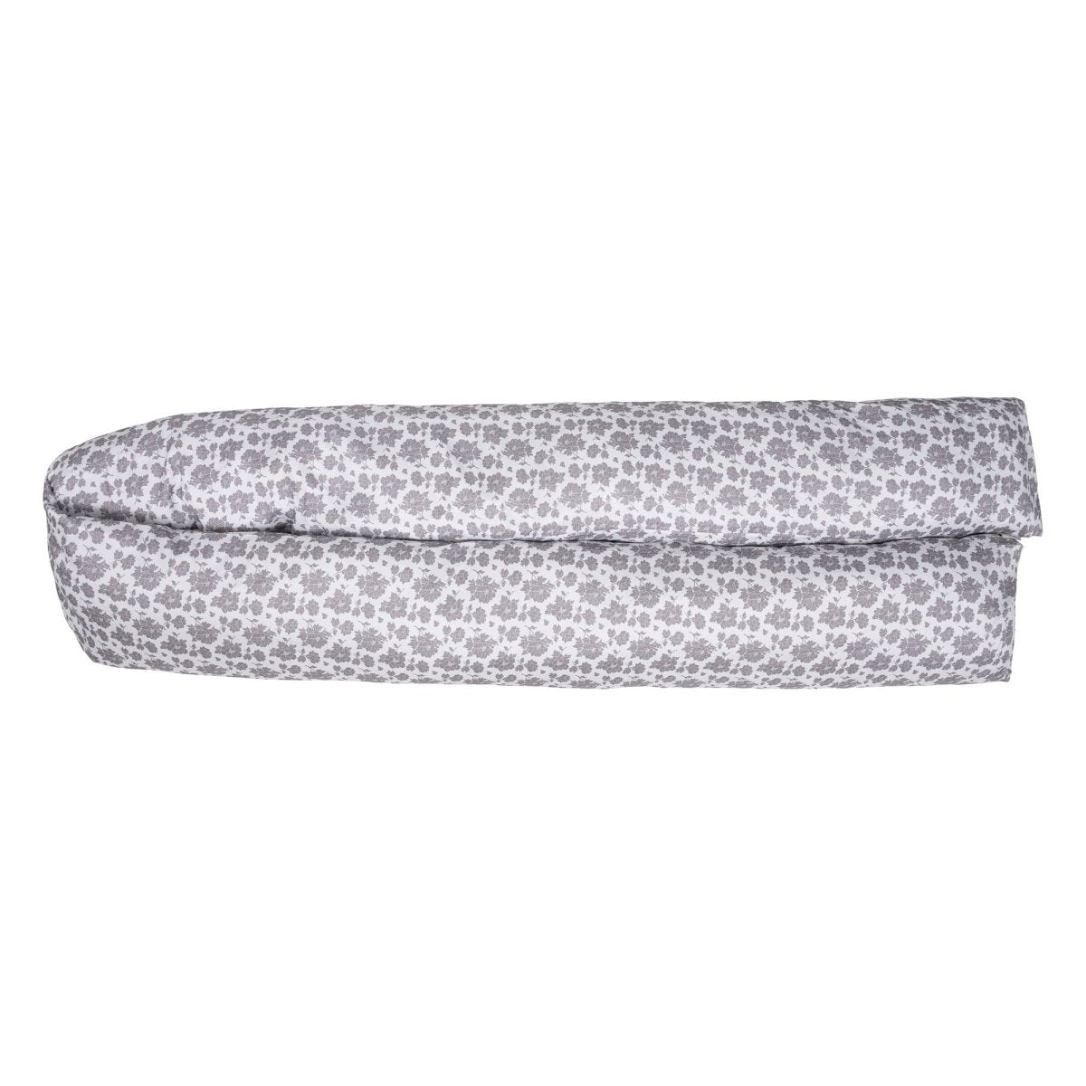 12 Ft Maternity Pillow Case - Grey Floral
