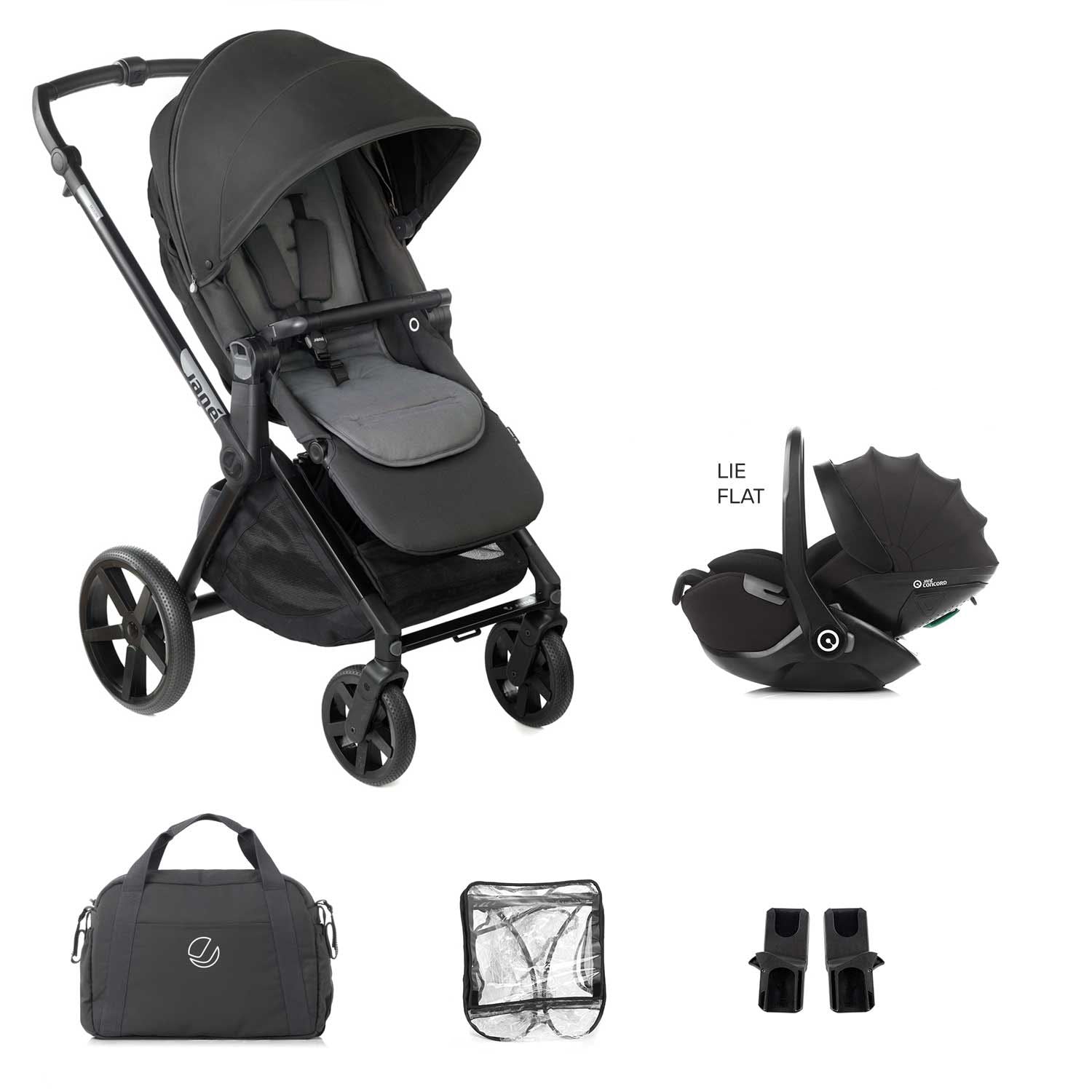 Jane Muum-4 Kombibaby 360 Lie-Flat Car Seat Travel System