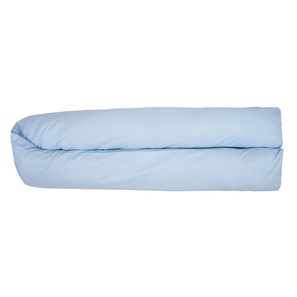 9 Foot Maternity Pillow And Case - Light Blue