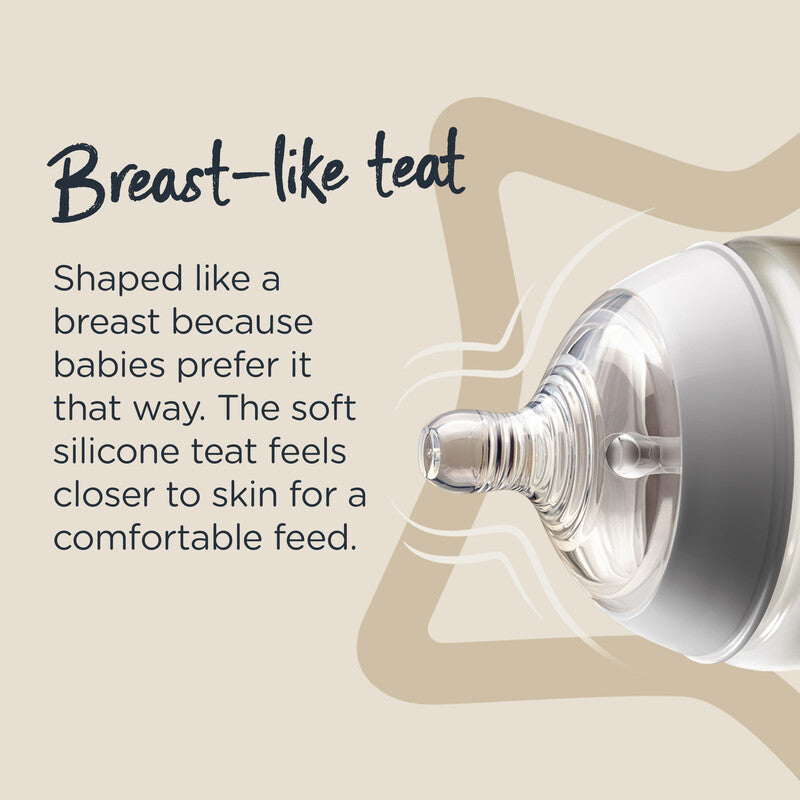 Tommee Tippee Closer to Nature Teat Medium Flow 2Pk