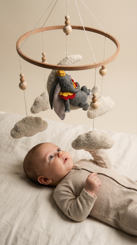Dreaming Elephant Cot Mobile