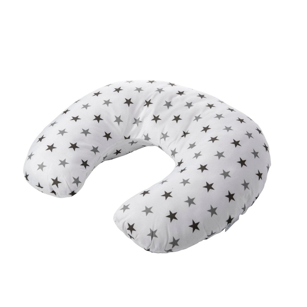 U-shaped pillow with star pattern on a white background