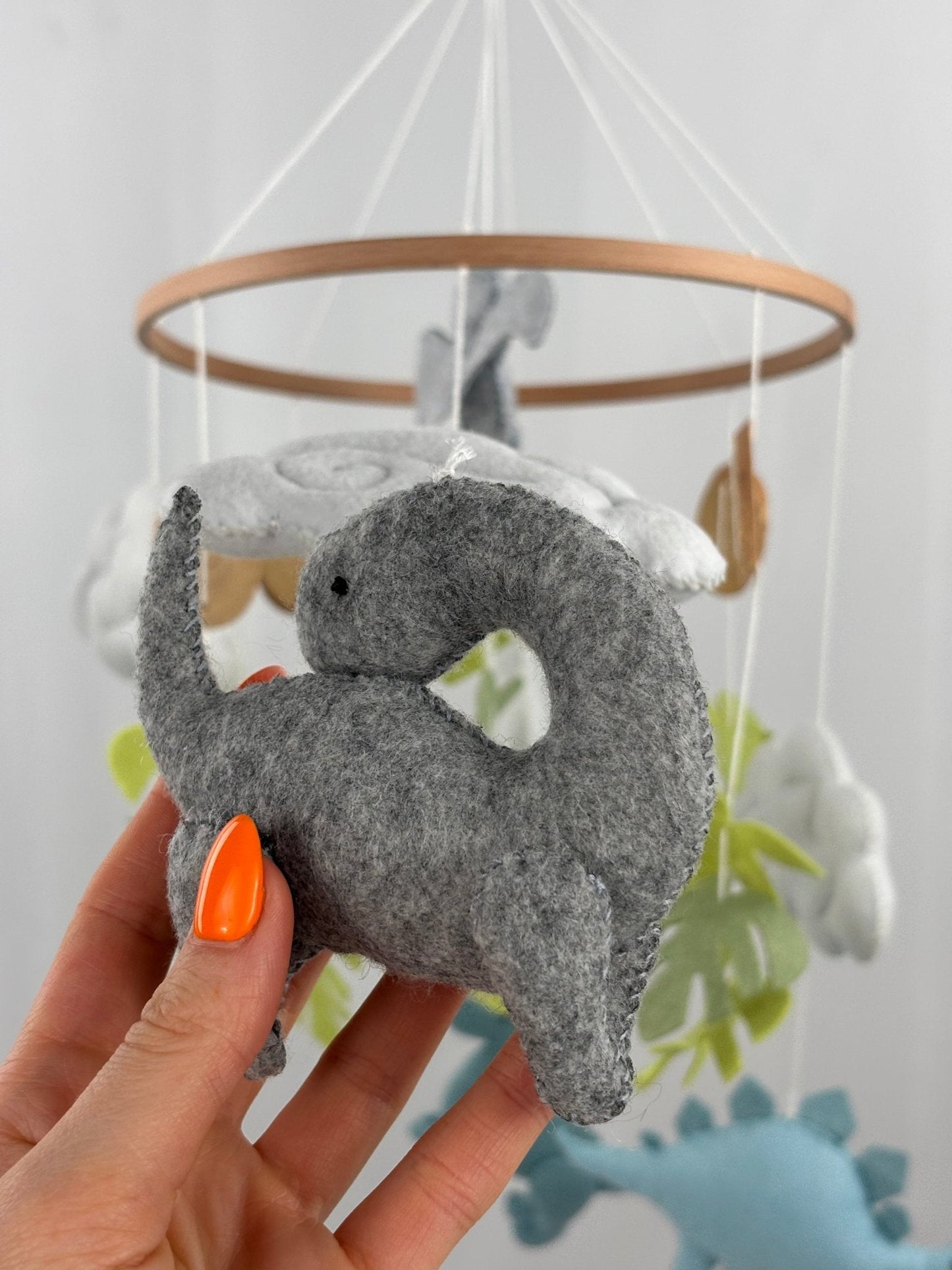 Little Dino Land Cot Mobile