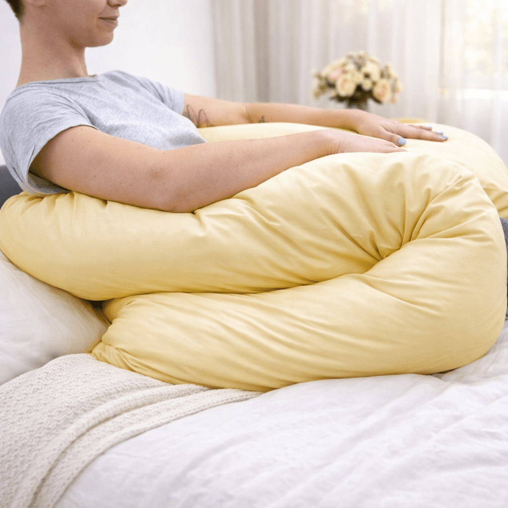 Maternity Pillow And Case 12 Ft - Buttercup Cream