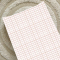 Anti-Roll Wedge Changing Mat - Baby Pink Gingham