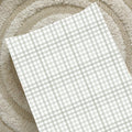 Anti-Roll Wedge Changing Mat - Sage Green Gingham