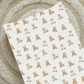 Anti-Roll Wedge Baby Changing Mat - Teddy Bears print